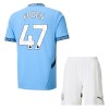 Officiële Voetbalshirt + Korte Broek Manchester City Foden 47 Thuis 2024-25 - Kids